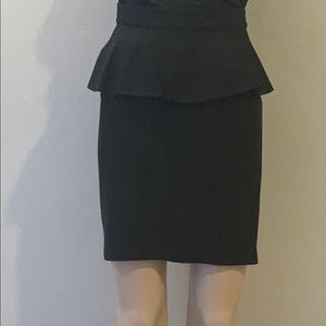 Alice + Olivia Black Mini Skirt